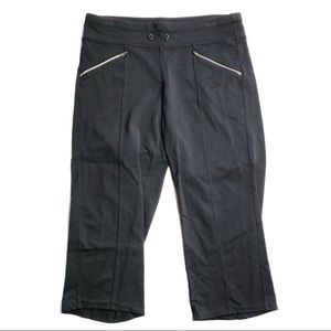 Athleta Metro Slouch Capri Black - Altered